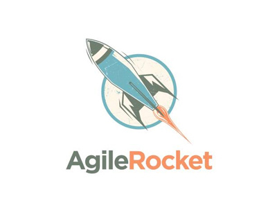 Agile Rocket darko darkoefremov.com design dribbble efremov graphic logo player retro rocket shot vintage