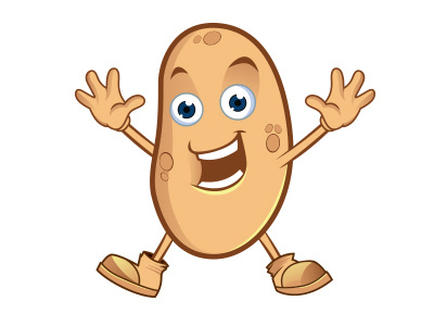 Potato Mascot Item on GraphicRiver character clean creativedude darko graphicriver mascot original vector xlonche