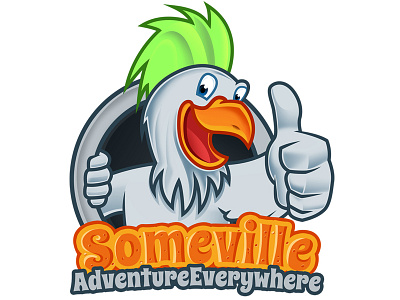 Someville - AdventureEverywhere logo chracter design game game design graphic graphic design logo logos mascot