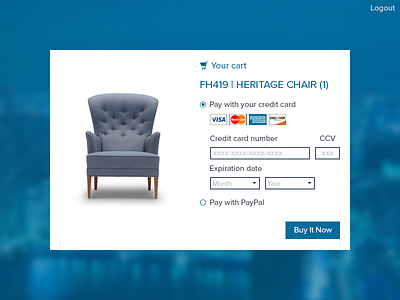 Credit Card Checkout UI 002 challenge credit card dailyui darko ui uiux