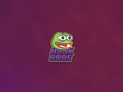 DankCode Logo code dank dankcode darko design efremov feelsgoodman graphic logo pepe pepe logo
