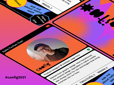 Figma Config 2021  Dribbble Shot