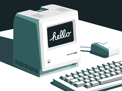 Macintosh animation illustration mac