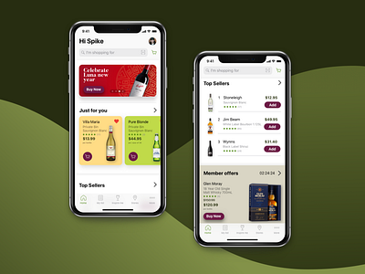 A concept for alcohol eCommerce