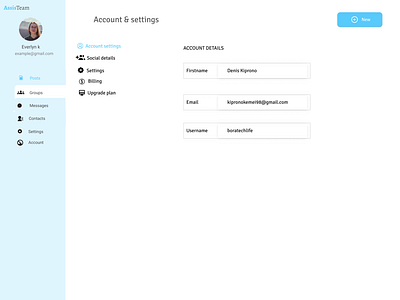 account profile settings account account settings design figma profile settings tabs tailwindcss users