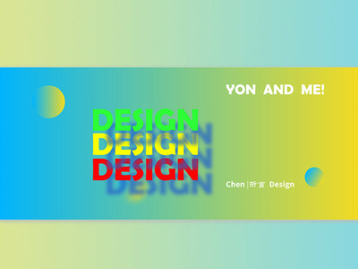 Gradient and color block performance design illustration typography ui