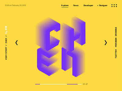 Web page app design illustration typography ui web