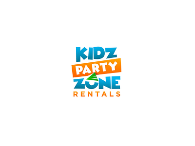 kids party logo anas waqar branding design graphic designing illustration logo logo design pixel pixelpk syed anas