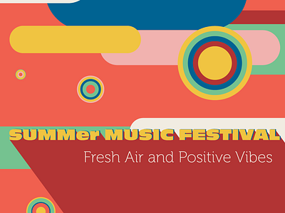 Summer music festival branding branding illustration illustrator