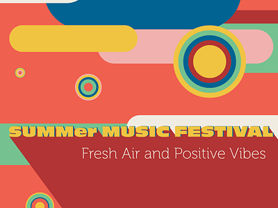 Summer music festival branding