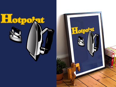 Plakastil Period Poster hotpoint illustration iron minimalism period poster plakatstil poster typography