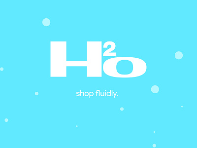 H2O App Logo app app branding branding illustrator logo minimal shopping simple