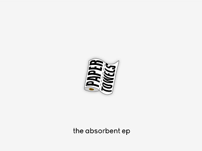 Paper Towels - the absorbent ep [EP Artwork] aesthetics album album art album artwork album cover art band branding illustrator minimal music theme design vector