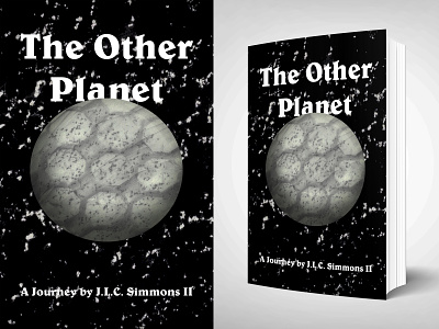 "The Other Planet" Book Cover book book cover book cover design collage graphite novel photoshop sci fi
