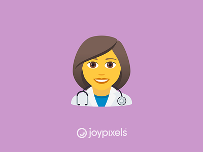 JoyPixels Woman Doctor Emoji - Version 5.5 character coronavirus covid19 doctor doctors emoji emojis glyph graphic hospital icon nurse nurses sick