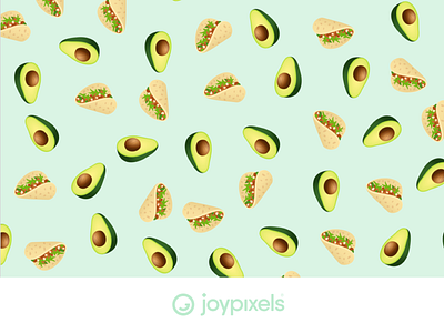 JoyPixels Emoji Pattern - Taco Tuesday