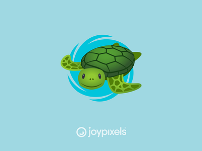 The JoyPixels Sea Turtle Emoji Sticker animal character characters cute emoji emojis glyph graphic icon illustration sea animals sea creature sea creatures sea life sea turtle sea turtles search seaturtle turtle turtles