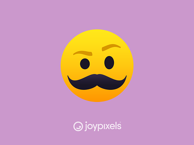 The JoyPixels Face with Moustache Emoji character emoji emojis eyebrow face glyph graphic icon illustration moustache moustaches mustache mustaches reaction smile smiley smiley face smileys