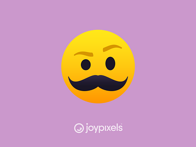 The JoyPixels Face with Moustache Emoji