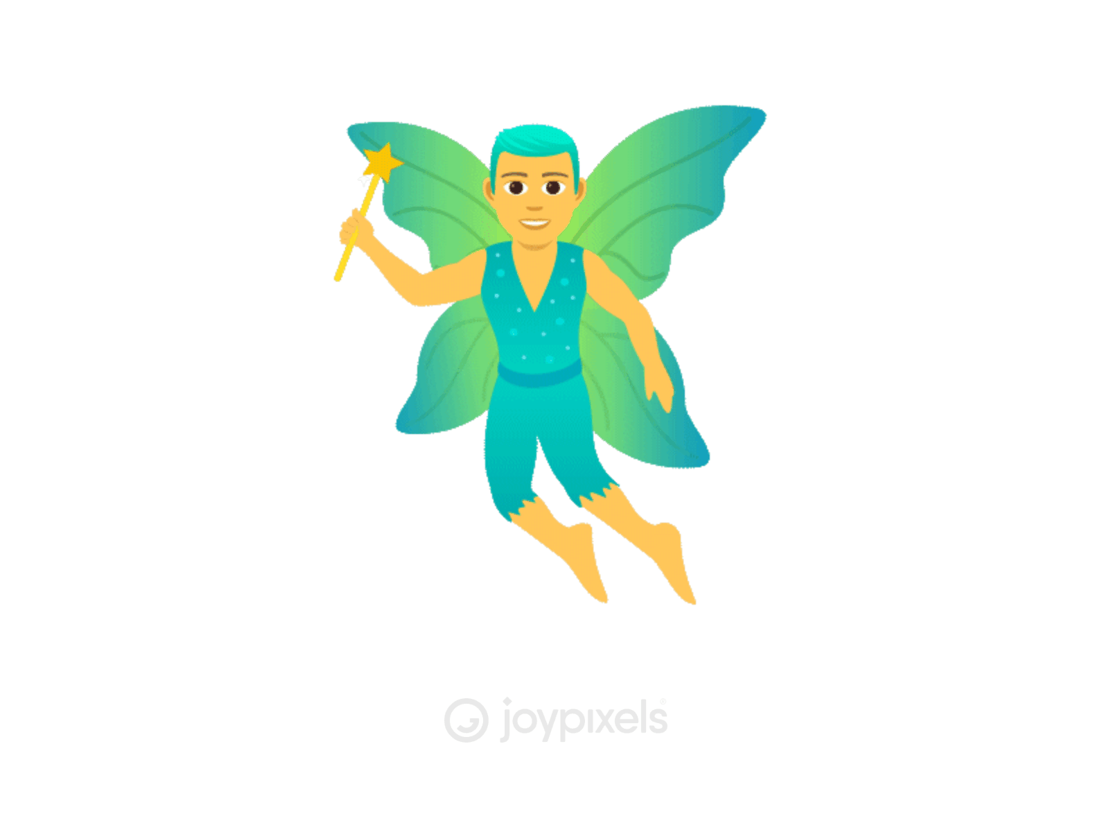 The JoyPixels Man Fairy Emoji Animation animate animated animated emoji animated gif animation animation design character emoji emojis fae fairies fairy gif graphic icon