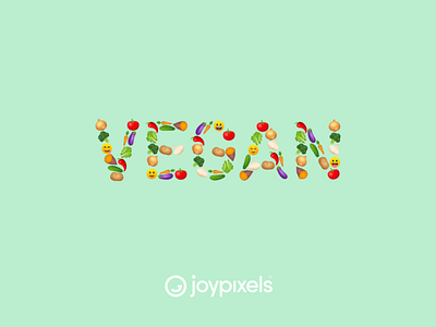The JoyPixels Vegan Emoji Sticker - Vegan Pack