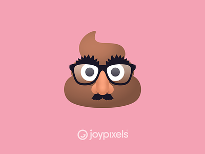 The JoyPixels Poo in Disguise Emoji - All Smiles 1.0 character cute emoji emojis face funny funny signs glasses glyph graphic icon illustration poo poo emoji poop reaction smile smiley vector