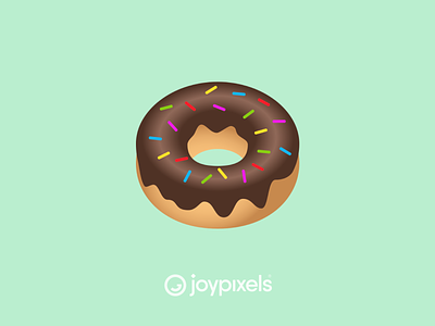 The JoyPixels Donut Emoji - Version 5.5 chocolate donut donut day donut shop donuts doughnut doughnuts emoji emojis glyph graphic icon illustration sprinkle sprinkles sweet sweets