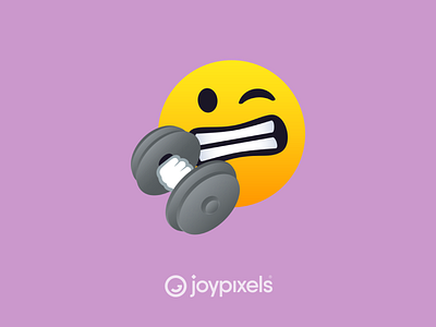 JoyPixels Face Lifting Weight Emoji - All Smiles 1.0 emoji emojis glyph graphic icon illustration smile smiles smiley smiley face smileys weight weight lifting weightlifting weights