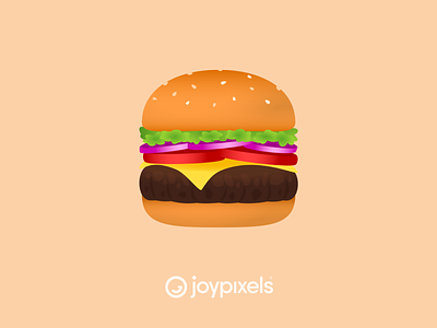The JoyPixels Hamburger Emoji - Version 6.0 burger cheeseburger cheeseburgers dinner emoji emojis food glyph graphic hamburger hamburgers icon illustration sandwich yummy