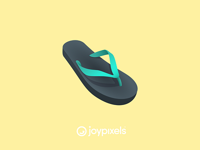 The JoyPixels Thong Emoji - Version 6.0 beach emoji emojis flip flop flip flops flipflop flipflops glyph icon illustration sandal sandals shoe shoes thong vector