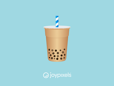 The JoyPixels Boba Tea Emoji - Version 6.0 beverage boba boba tea cup drink emoji emojis food food and drink glyph graphic icon illustration straw tea