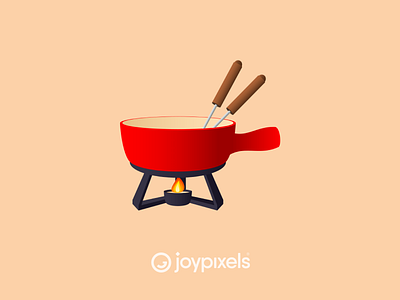 The JoyPixels Fondue Emoji - Version 6.0 cheese dinner emoji emojis fondue food food and drink food illustration foodie glyph graphic icon illustration pot yummy