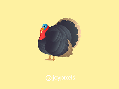 The JoyPixels Turkey Emoji - Version 6.0 animal character emoji emoji set emojis food glyph graphic icon illustration november thanksgiving turkey turkey day