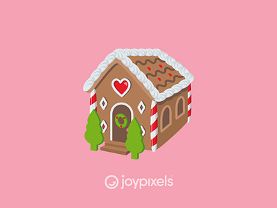 The JoyPixels Gingerbread House - Winter Joy Pack christmas december emoji emojis gingerbread gingerbread house gingerbread man glyph graphic holiday icon illustration