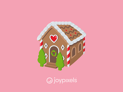 The JoyPixels Gingerbread House - Winter Joy Pack