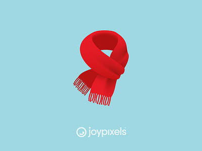 The JoyPixels Scarf Emoji - Version 6.0 character coat emoji emojis glyph graphic icon illustration scarf scarves winter