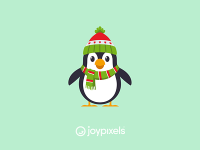 The JoyPixels Penguin Sticker - Winter Fun