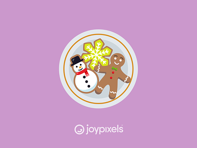 The JoyPixels Christmas Cookies Sticker - Winter Joy bake baking christmas cookie cookies design emoji emojis glyph graphic holiday icon illustration santa