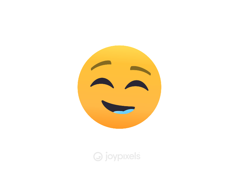 The JoyPixels Drooling Face Emoji Animation after effects animated animation cartoon character drool emoji icon reaction smiley smiley face