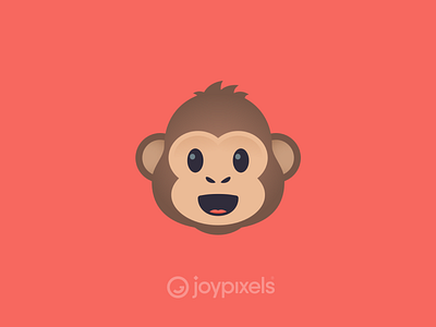 The JoyPixels Monkey Face emoji - Version 4.5 character emoji face fun icon illustration monkey reaction smiley smiley face