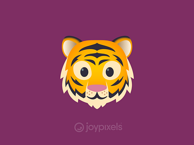 The JoyPixels Tiger Face emoji - Version 4.5