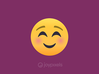 The JoyPixels Smiling Face Emoji - Version 4.5 character emoji face fun icon illustration reaction smiley smiley face