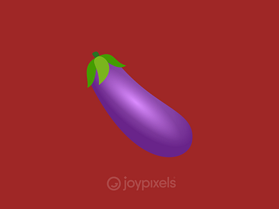 The JoyPixels Eggplant Emoji - Version 4.5