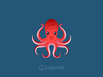 The JoyPixels Octopus Emoji - Version 4.5 animal character emoji fish icon illustration octopus reaction squid tentacles