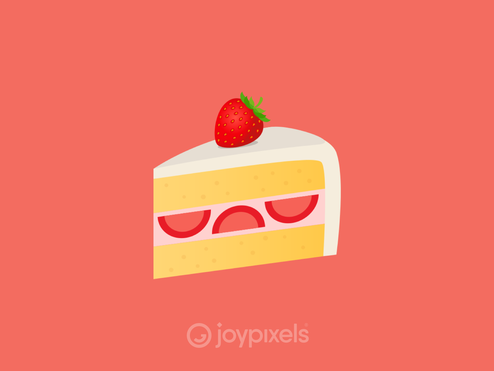 Birthday Cake Emoji 3D Icon download in PNG, OBJ or Blend format