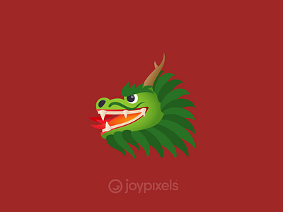 The JoyPixels Dragon Face Emoji - Version 4.5