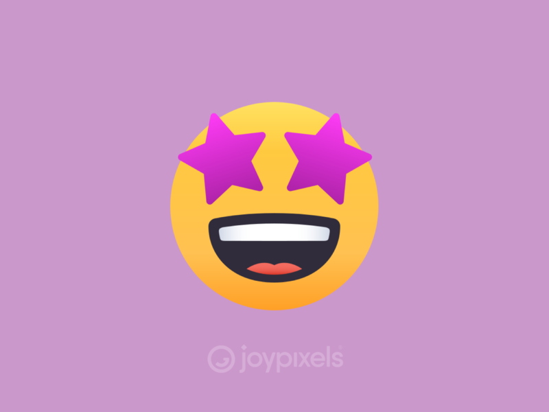 The Joypixels Star Struck Emoji Version 45 By Joypixels