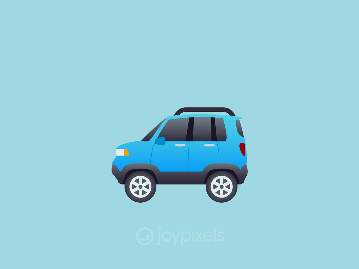 The JoyPixels Sport Utility Vehicle Emoji - Version 4.5 by JoyPixels on ...