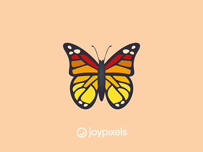 The JoyPixels Butterfly Emoji - Version 4.5 bug butterflies butterfly character emoji flutterby icon illustration insect reaction