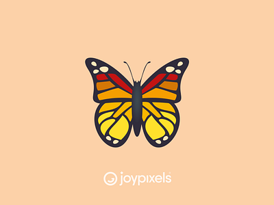 The JoyPixels Butterfly Emoji - Version 4.5 bug butterflies butterfly character emoji flutterby icon illustration insect reaction